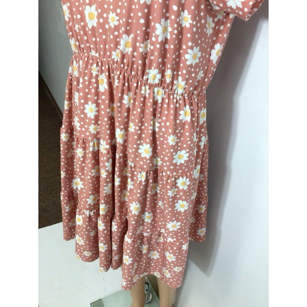 Floral Sunflower Dress Womens 2XL - Picture 10 of 11